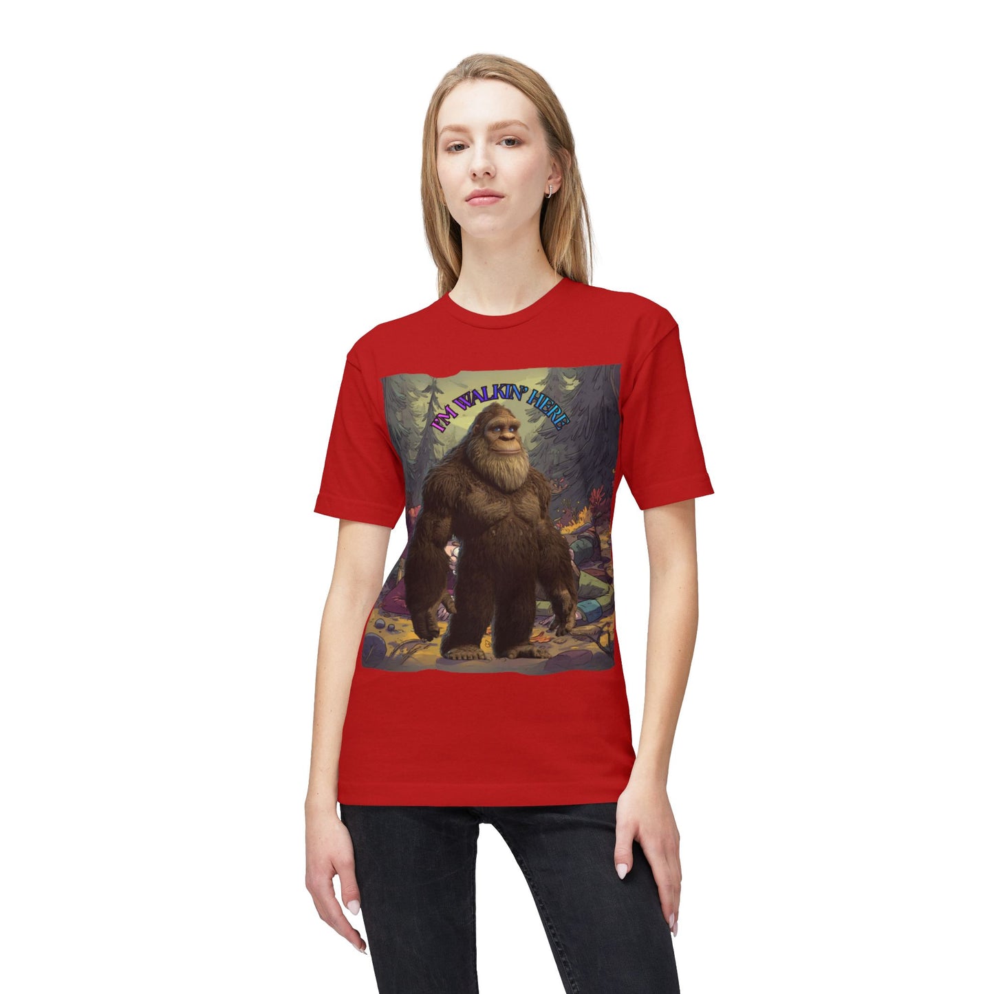 Bigfoot I'm Walkin Here Tee