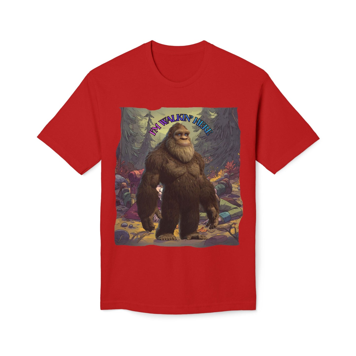 Bigfoot I'm Walkin Here Tee