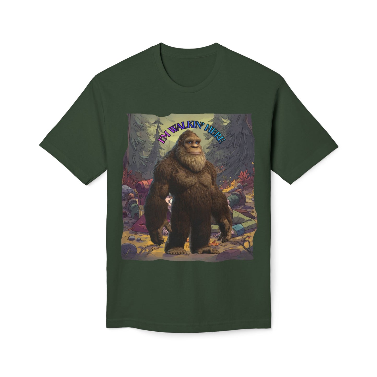 Bigfoot I'm Walkin Here Tee