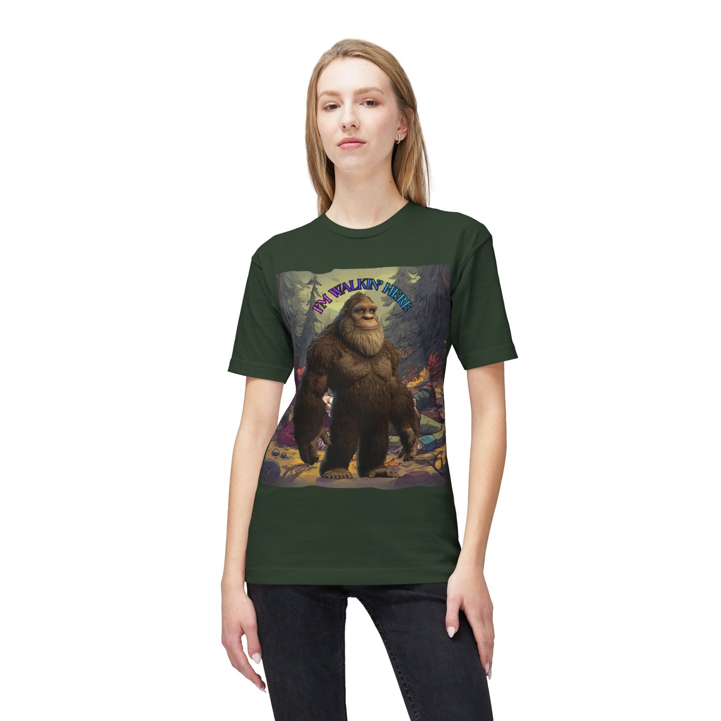 Bigfoot I'm Walkin Here Tee