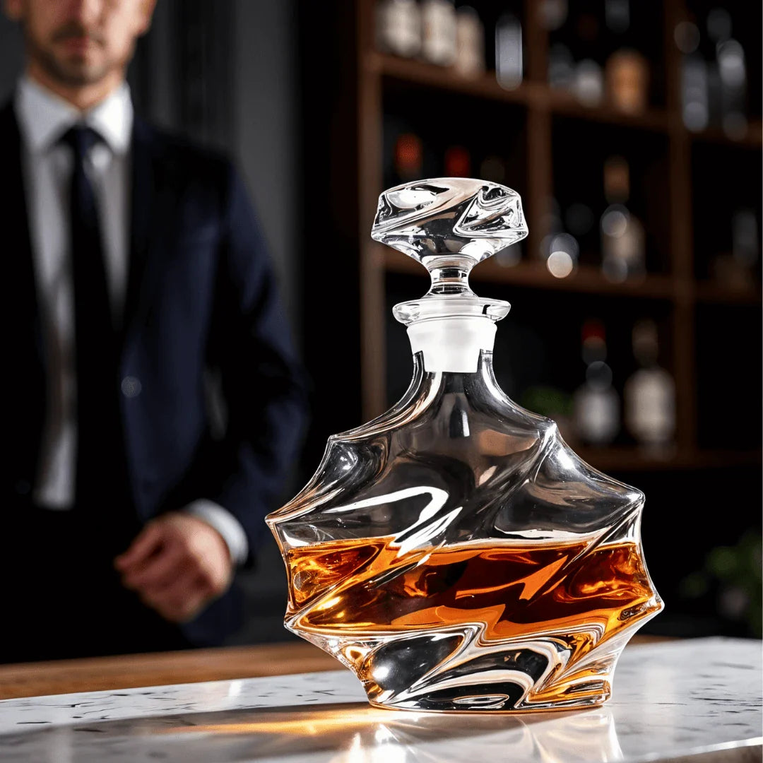 Storm Japanese Crystal Whisky Decanter