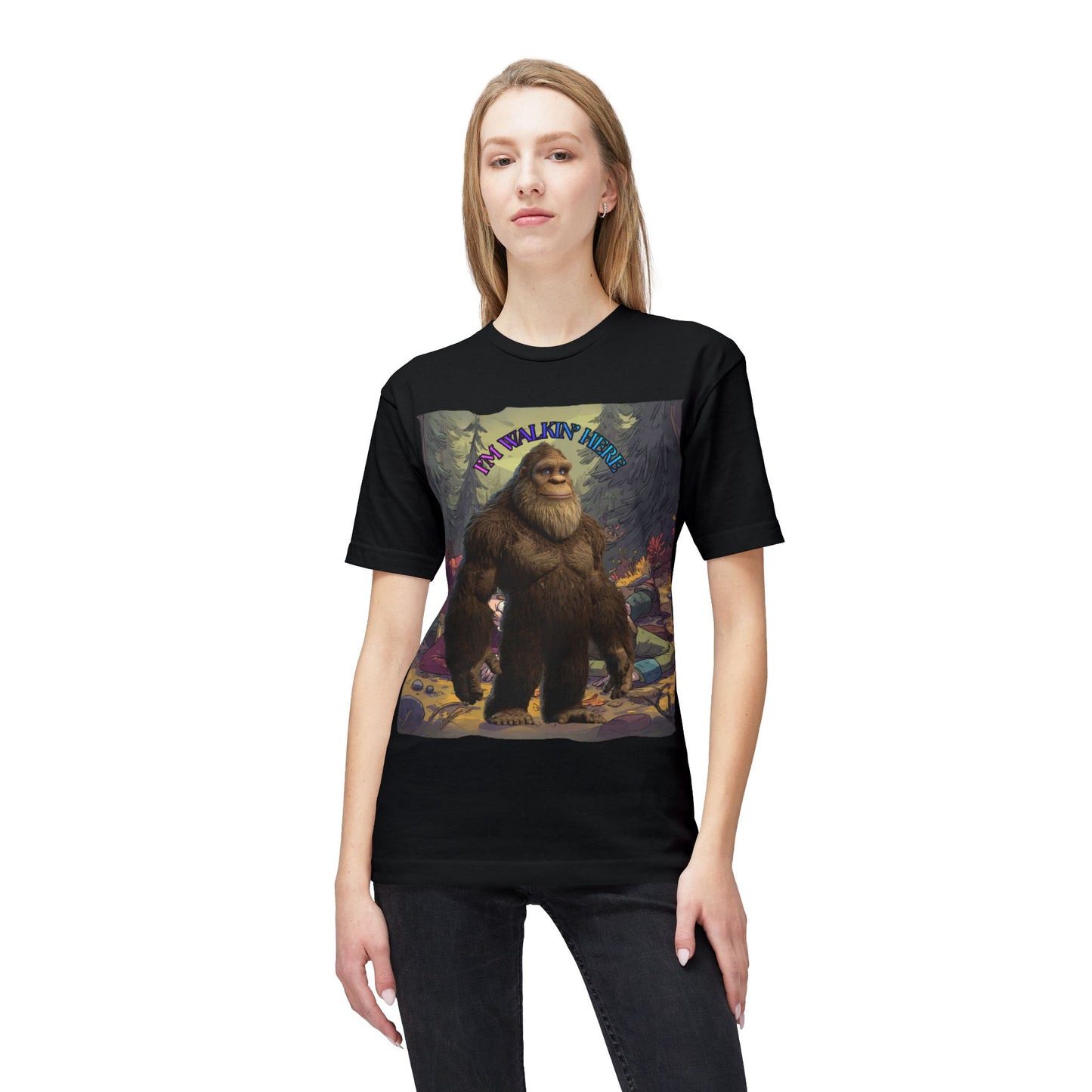 Bigfoot I'm Walkin Here Tee