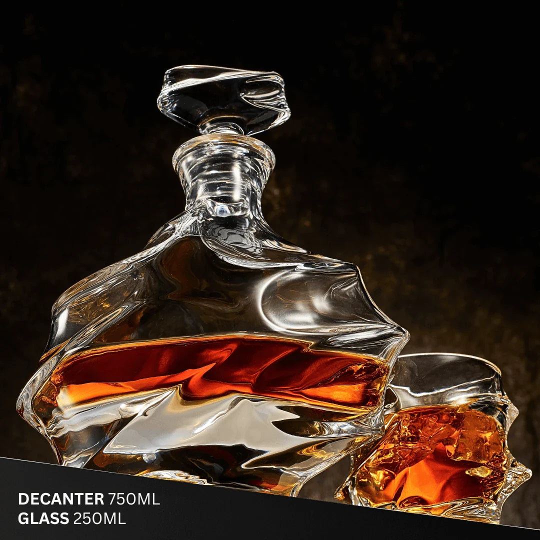 Storm Japanese Crystal Whisky Decanter