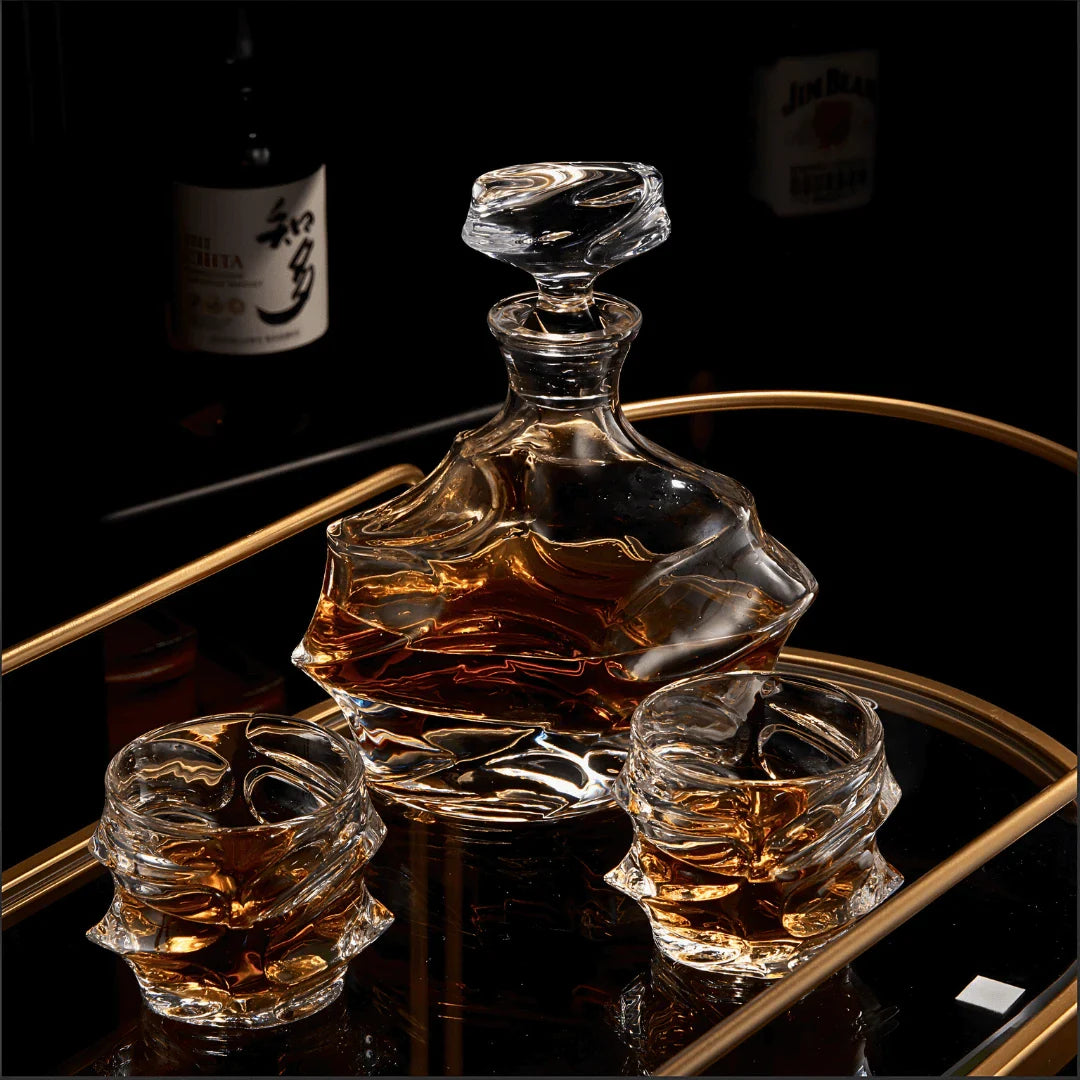 Storm Japanese Crystal Whisky Decanter