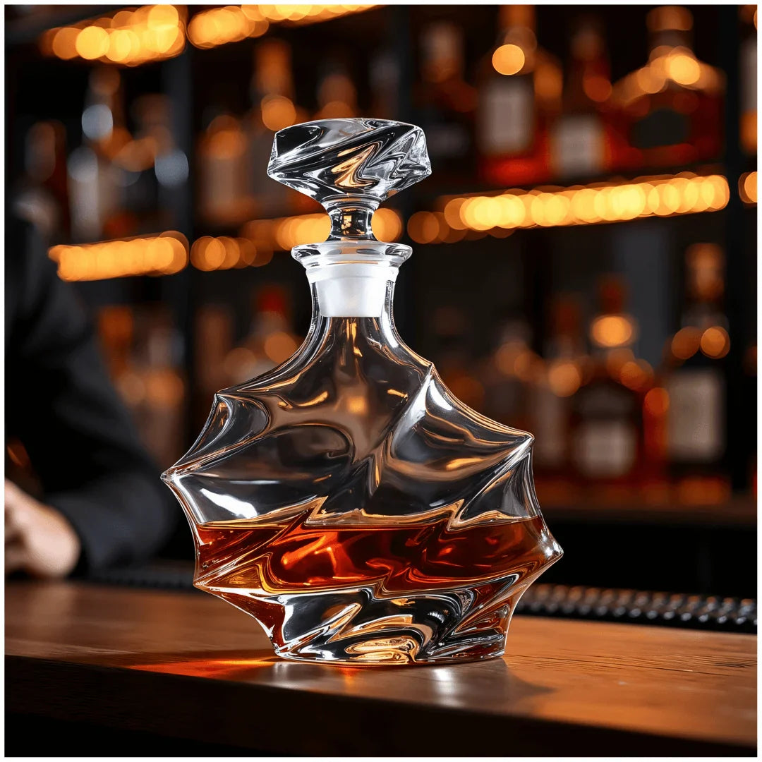 Storm Japanese Crystal Whisky Decanter